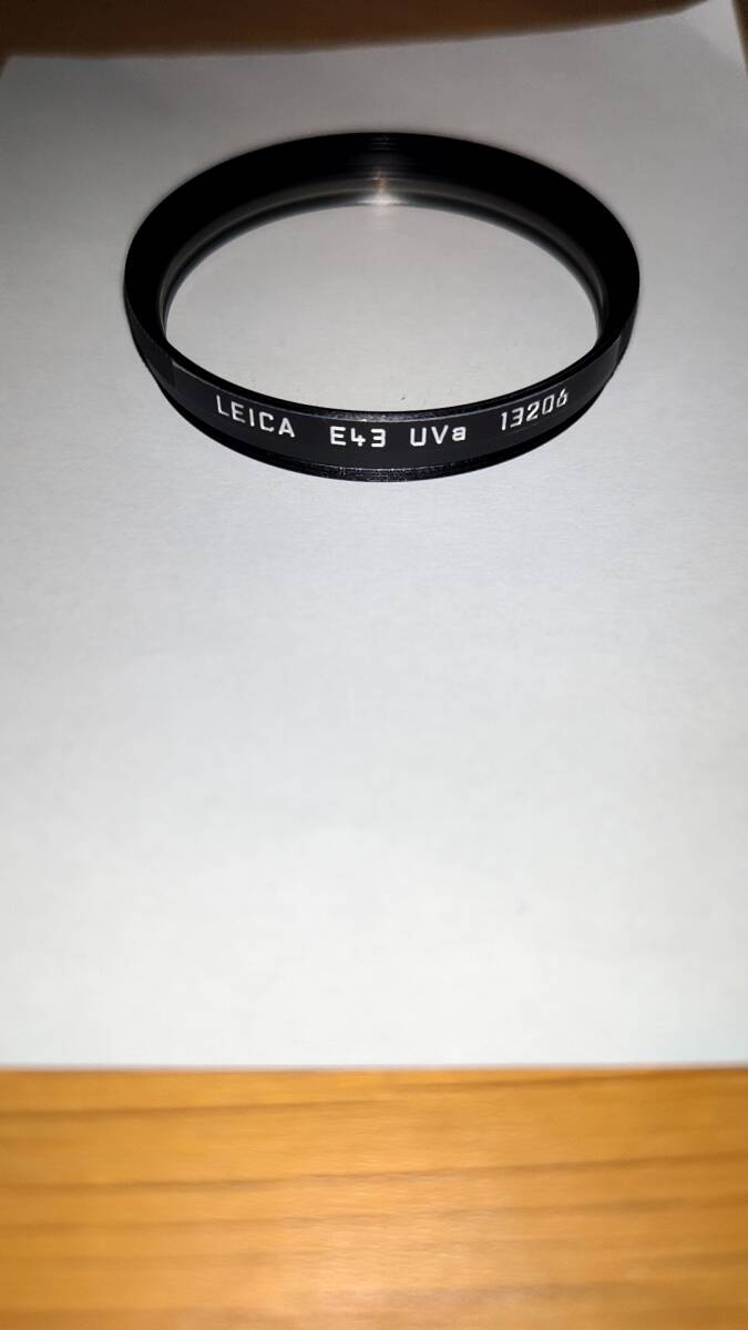 Leica E43 UVa 13206 black ライカ ブラック 純正フィルター