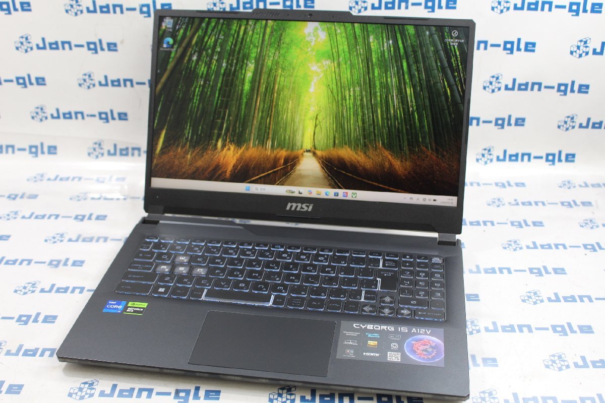 関西 Ω 美品 MSI Cyborg-15-A12VE i7 12650H RAM:16GB SSD:512GB GeForce 4050 激安価格!! この機会にぜひ!! J681728 O