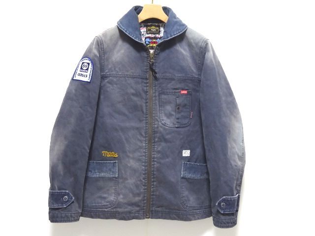 名作 WTAPS 00s vintage original RED DAWN DEPT COAT ORM COTTON TWILL M size / ダブルタップス ダック地フェード加工ジャケット メンズ