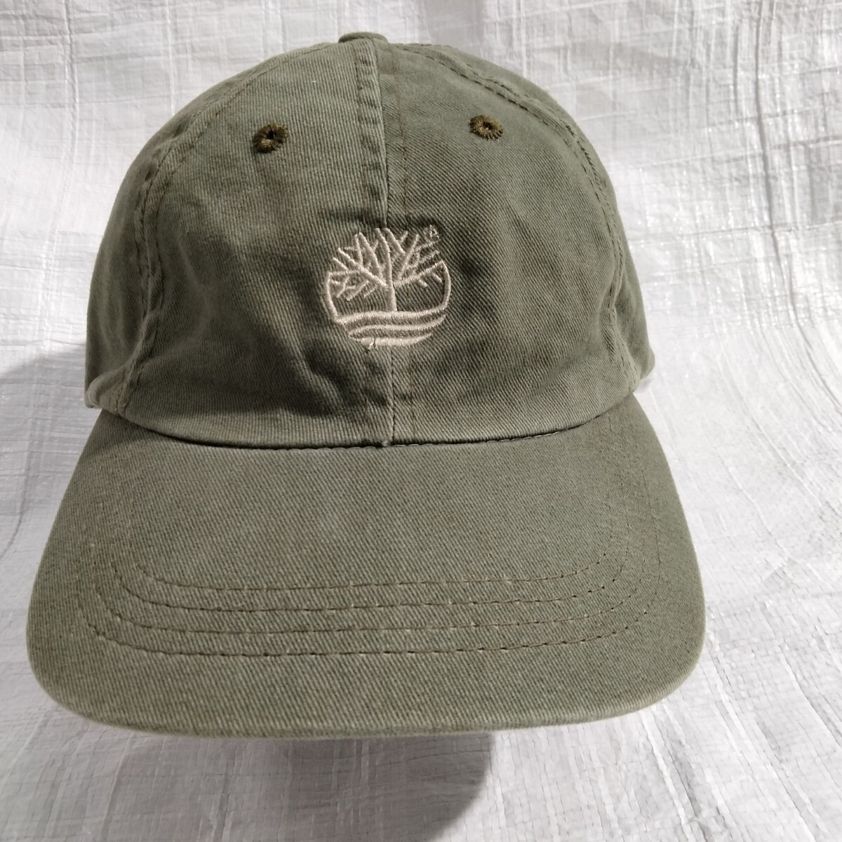 Timberland　ティンバーランド　Timberland weathergear cotton capコットン キャップ アメリカ製　コットン100％ 90年代　6パネル 90's