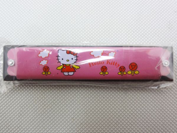 【未使用品】Hello Kitty/ハローキティ ハーモニカ ※クリックポスト送料無料