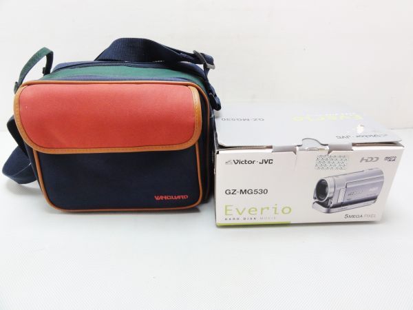 【動作品/現状品】Victer/ビクター HDDビデオカメラ《GZ-MG530》※キャリーバッグ付