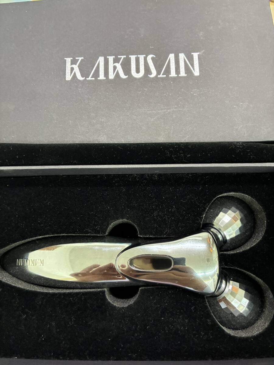 【J01-717】KAKUSAN 美顔ローラー　箱　保存袋付き　中古品　現状品　222円スタート！