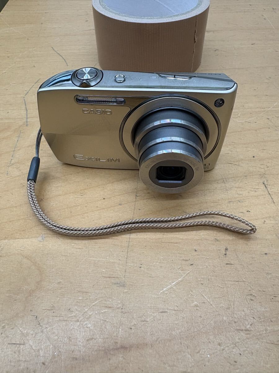 【f237】美品 CASIO カシオ EXILIM エクシリム EX-Z2300 コンパクトデジタルカメラ 4.7-23.5mm 1:2.8-6.5 Gold CCD 5x Zoom Digital Cam