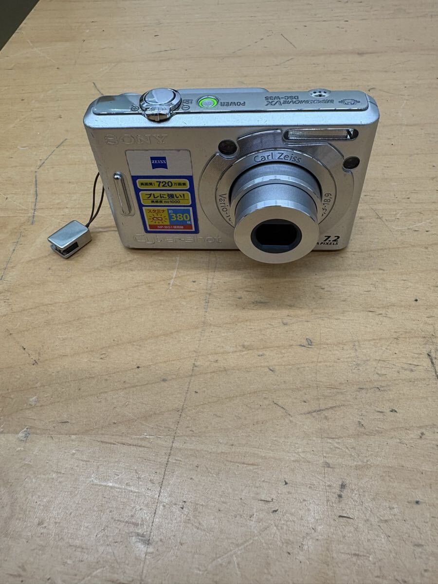 【f239】SONY ソニー Cyber-shot サイバーショット DSC-W35 コンパクトデジタルカメラ Zeiss 2.8-5.2 CCD SL 3x Zoom Cam