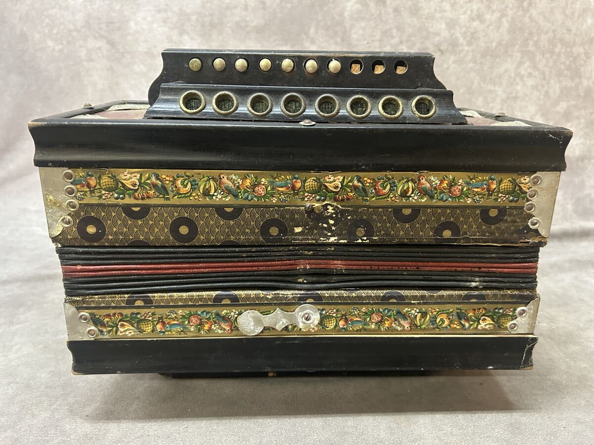 レトロ アコーディオン ジャンク 時代物 アンティークコレクション 当時物 B.RIGOLD&BERGMANN 古い楽器 