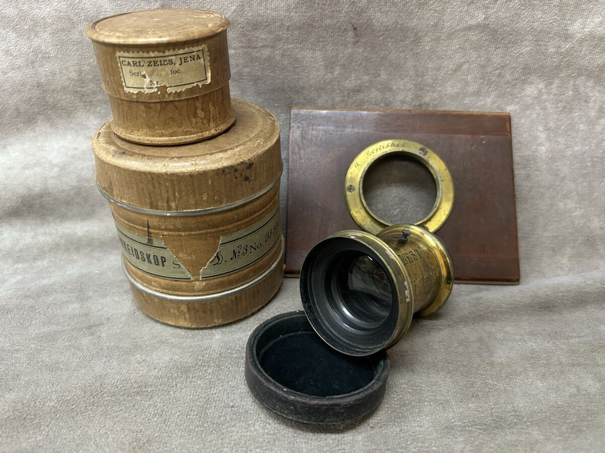 当時物 明治 大正 カメラレンズ レンズボード 小西 アンティーク ヴィンテージ 時代物 レトロ レンズ レンズケース まとめて ジャンク