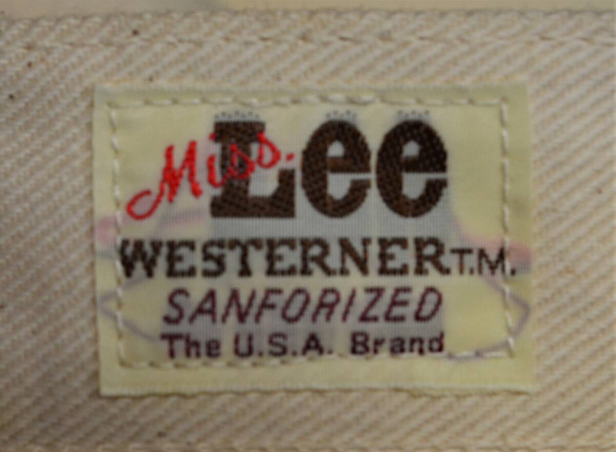 ジャンク未使用品！90s Lee WESTERNER　Miss　/オフホワイト/リーデニムパンツ/7292/32×32