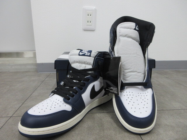 未使用 NIKE ナイキ AIR JORDAN 1 エアジョーダン RETRO HIGH OG MIDNIGHT NAVY DZ5485-401 サイズ28.5cm スニーカー ＃4043