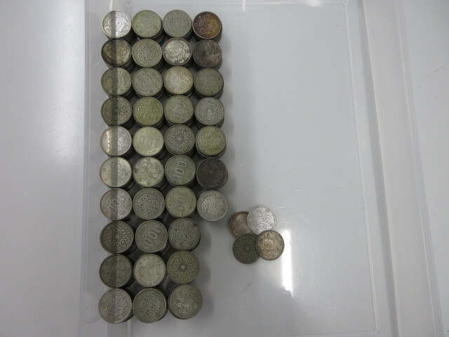 100円銀貨 374枚 額面37,400円 おまとめ 昭和 鳳凰 オリンピック 稲穂 記念硬貨 東京オリンピック 百円 #4010～