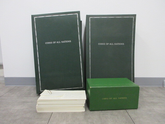 COINS OF ALL NATIONS フランクリンミント 2点セット 中国5分アルミ貨1980年有 世界各国のコインセット コレクション ＃3887