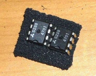 オペアンプ 三菱 M5238P 2個 (5)、未使用品