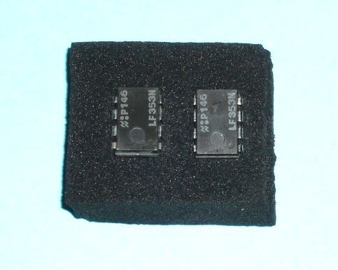 オペアンプ NS LF353 2個(3)、未使用品