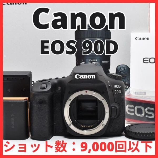 C16[7512A]80★極美品★ キヤノン Canon EOS 90D ボディ 【ショット数 9,000回以下】