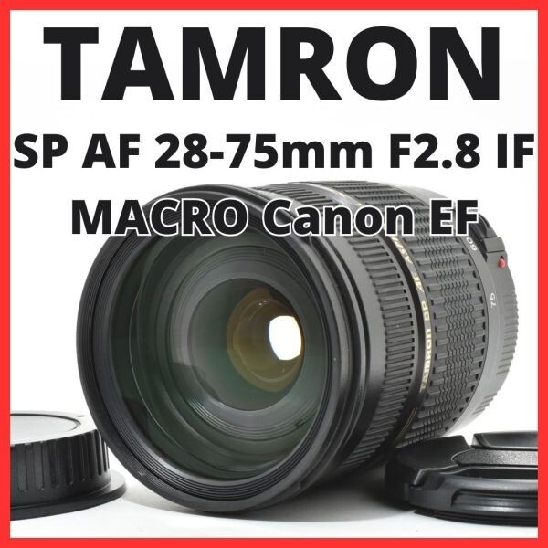 C30[7545C]9★極美品★ タムロン TAMRON SP AF 28-75mm F2.8 XR Di LD ASPHERICAL IF MACRO キヤノン Canon EFマウント用