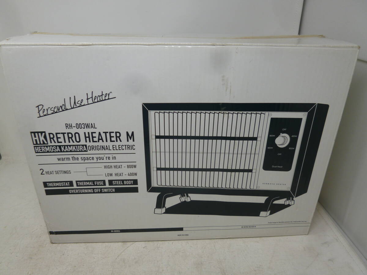 中古 C:net HERMOSA 電気ストーブ RH-003WAL [Z-309] 送料無料(北海道・沖縄・離島・佐川急便中継料金がかかる地域は除く)