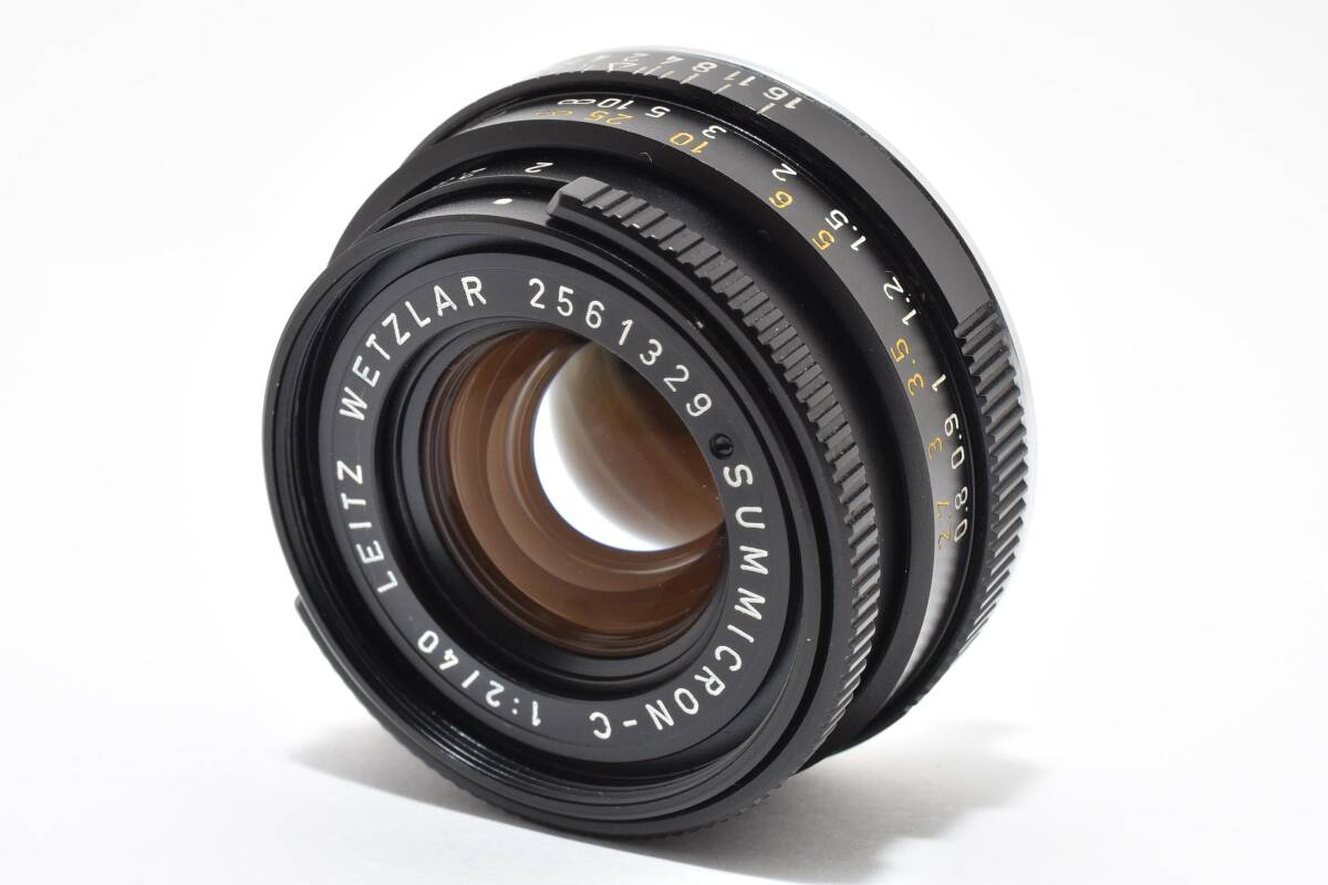美品＊LEICA LEITZ WETZLAR Summicron-C 40mm f 2 ライカ ズミクロン