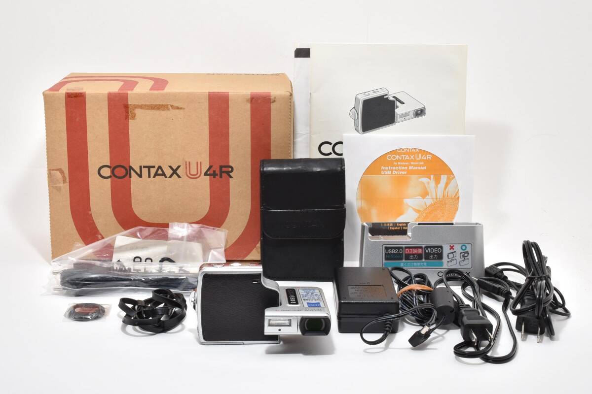 元箱付＊コンタックス CONTAX U4R コンパクトデジタルカメラ 付属品多数