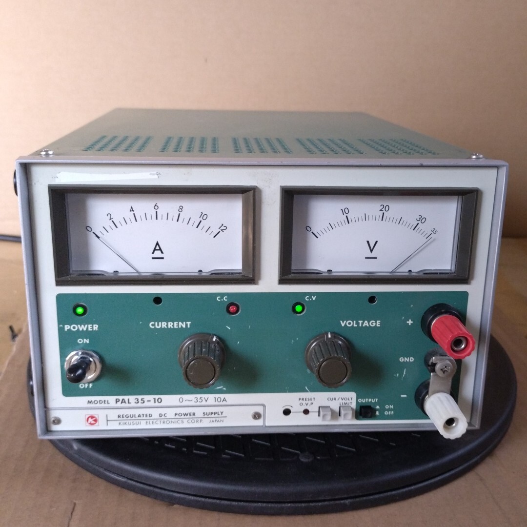 KIKUSUI 菊水電子工業 REGULATED DC POWER SUPPLY PAL 35-10 0-35V 10A