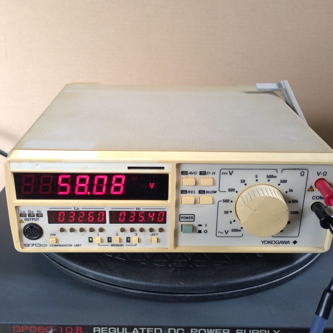 YOKOGAWA 7401 DIGITAL MULTIMETER 9701 COMPARATOR UNIT デジタルマルチメーター