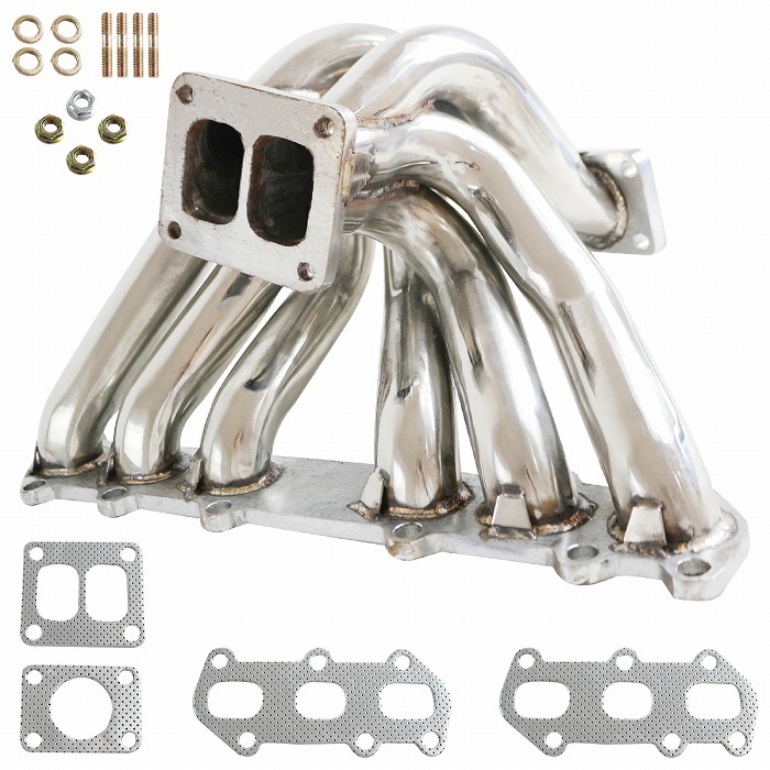 トヨタ 1JZ-GTE VVTi 無 ターボ エキゾースト マニホールド エキマニ JZX81 JZX90 チェイサー クレスタ JZA80 スープラ 前期