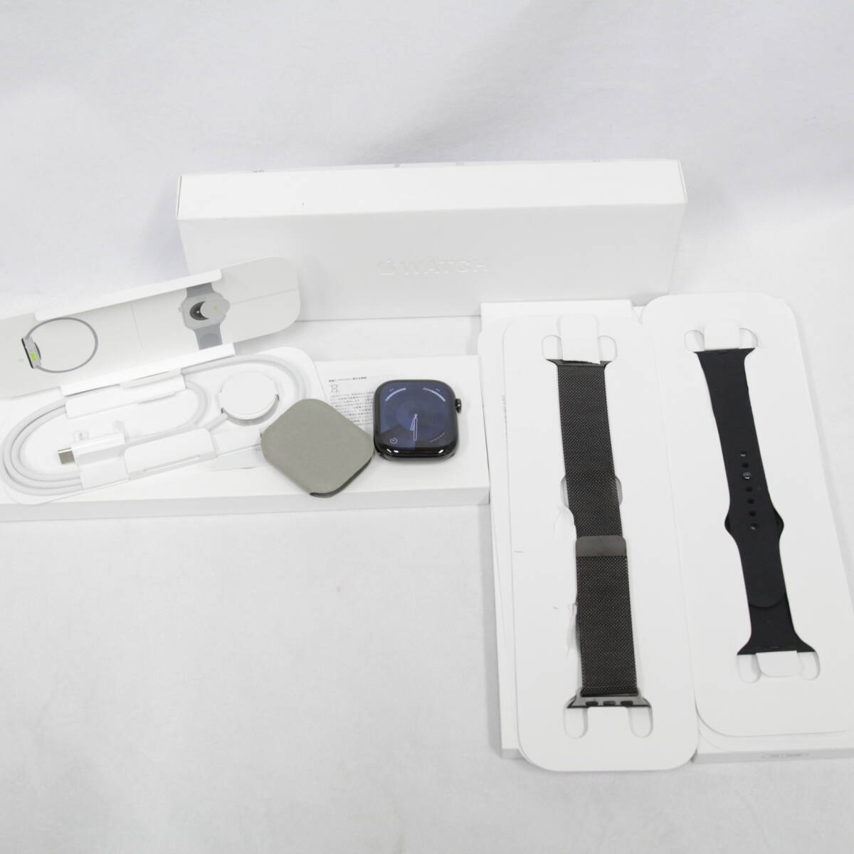 Apple Watch series 10 46mm MWYE3J/A GPS+Cellular A3003 スレートチタニウム スポーツバンド ミラネーゼループM/L 2602-K0200M(NT)