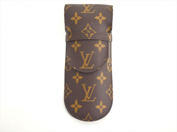 KM756●中古品●LOUIS VUITTON ルイヴィトン モノグラム エテュイ リュネット ラバ　メガネケース/眼鏡ケース