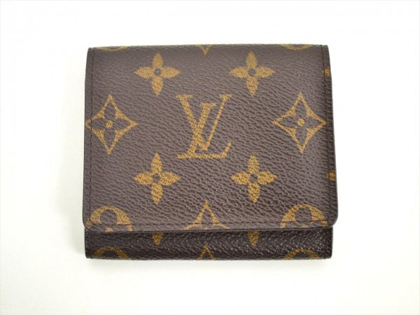 KM756●中古品●LOUIS VUITTON ルイヴィトン モノグラム 　カードケース/名刺入れ