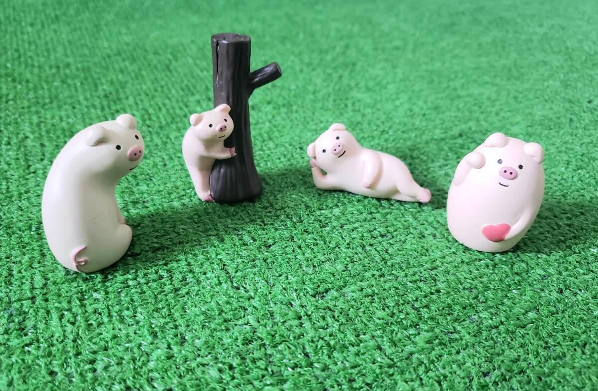 【4体セット】コンコンブル concombre ぶたさん