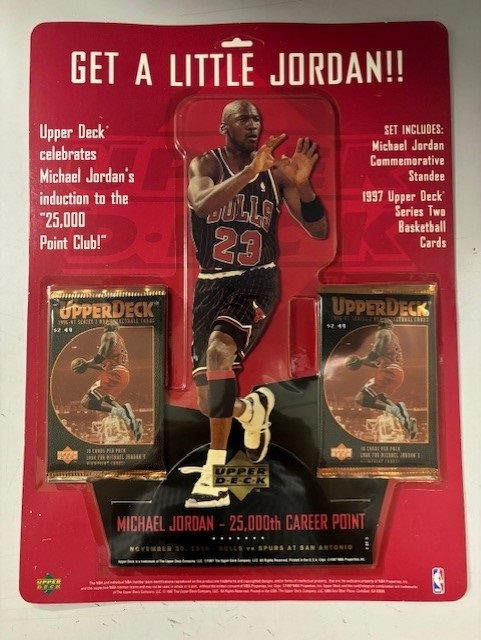 【未開封】マイケルジョーダン Get a Little Jordan Mini Standee UPPER DECK コレクターズチョイス 5333433077_0