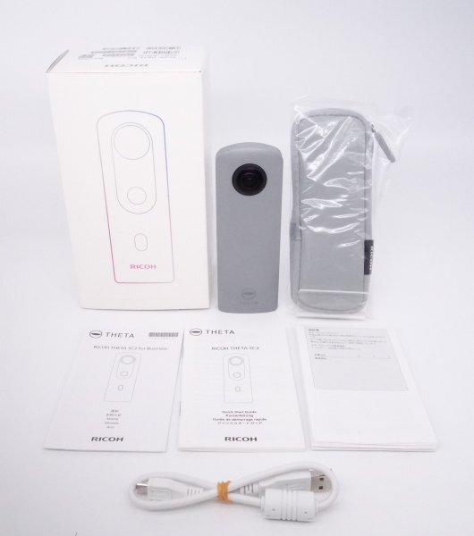 RICOH リコー THETA SC2 for Business グレー 360度全天球カメラ 【W2602058M】