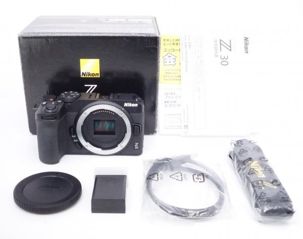 【極上品】ニコン Nikon ミラーレス一眼 Z30 ボディ Zマウント APS-C 動画 Vlogブラック [6N0303]