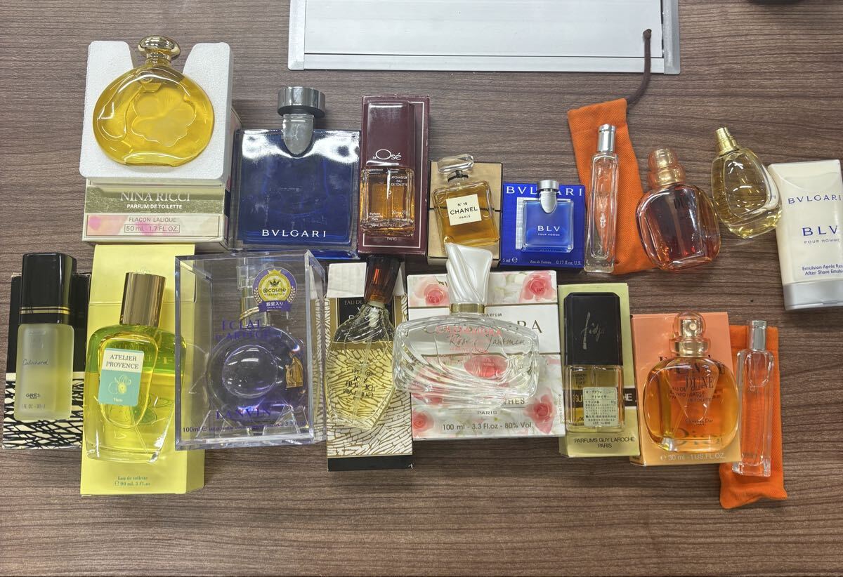 CHANEL ディオール ニナリッチ　ブルガリ ブランド香水まとめ