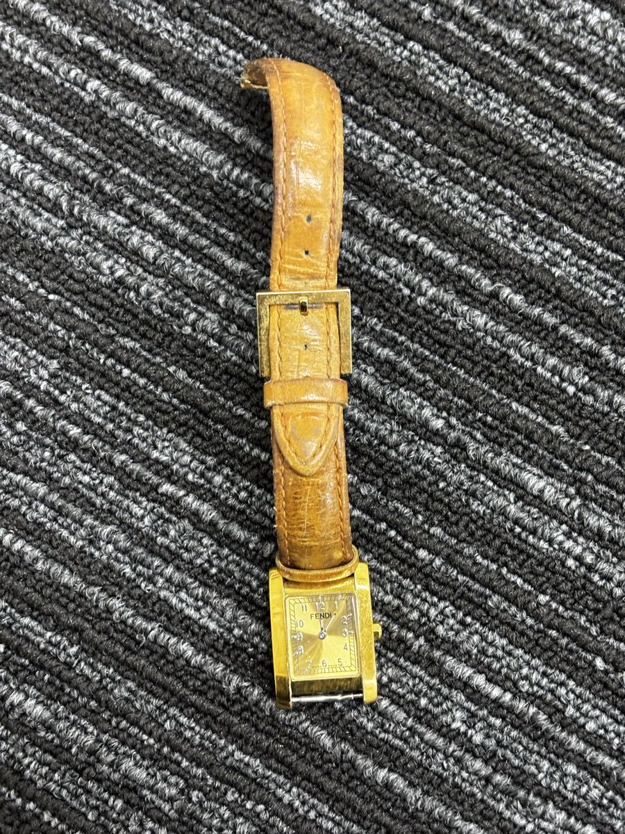 FENDI フェンディ レディース腕時計 SS×革 不動
