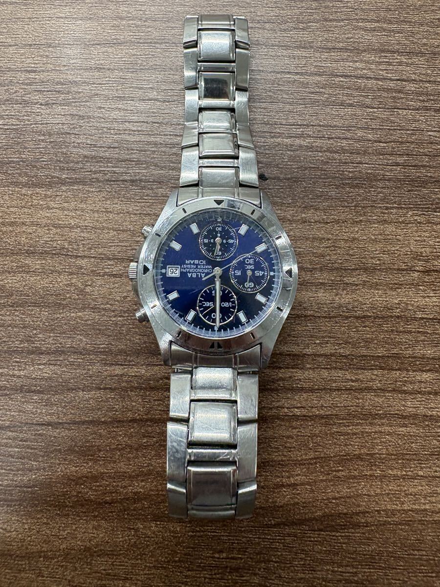 セイコー　アルバ　 クロノグラフ クォーツ