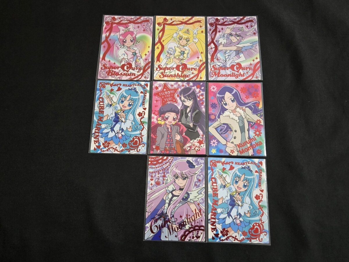 希少 ハートキャッチプリキュア！ プリティカードガム PT 箔押し まとめセット つぼみ&ゆり 来海ももか 他 プリキュア カード