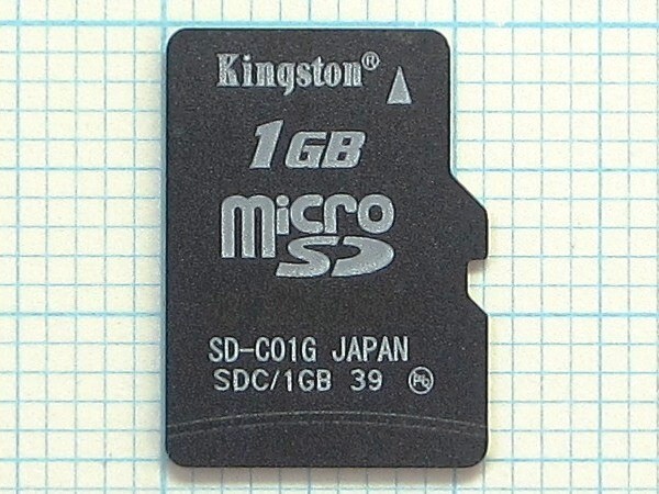 ★Kingston microＳＤカード １ＧＢ 中古★送料８５円・１８５円