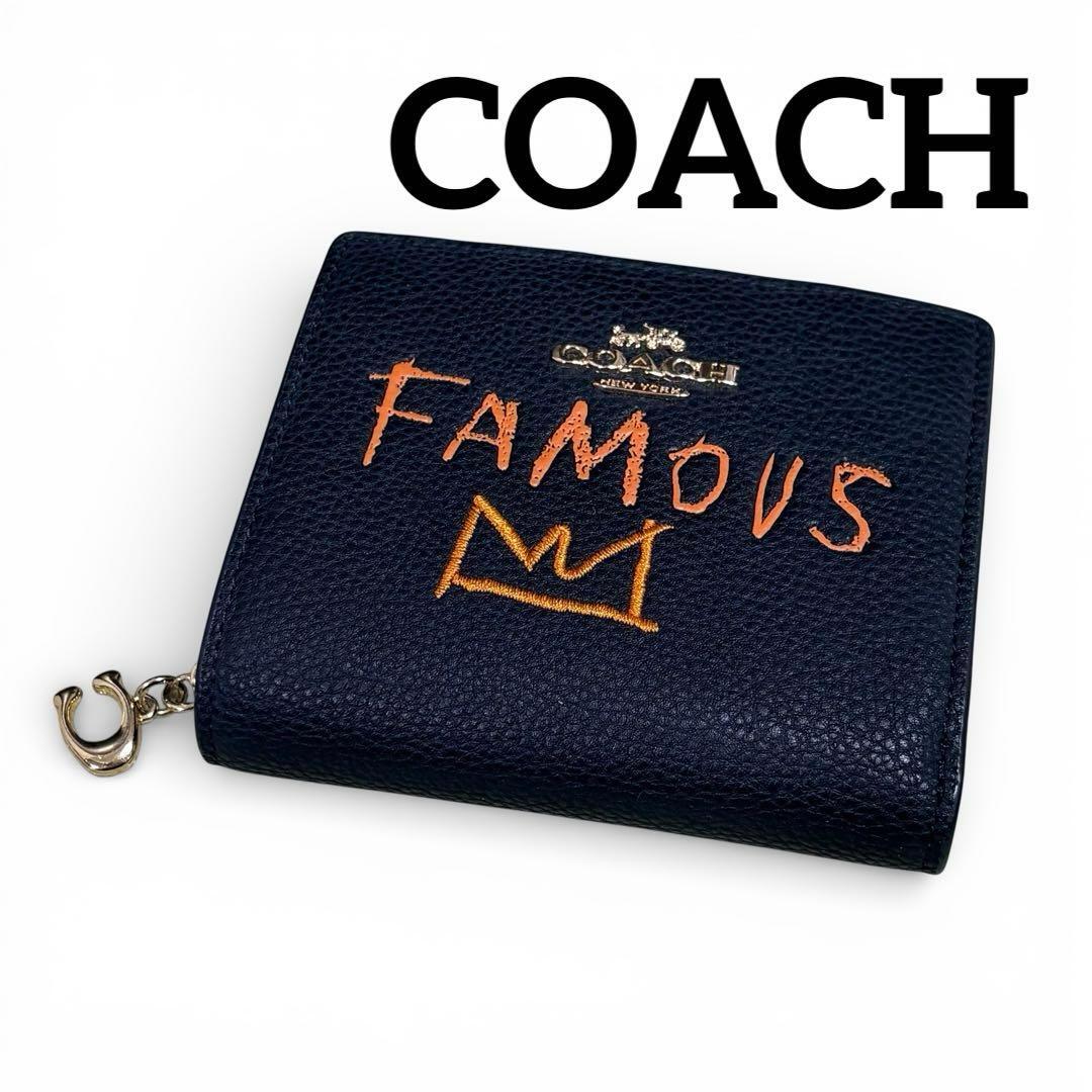 COACH コーチ パスキア コラボ スナップ ウォレット 二つ折り財布