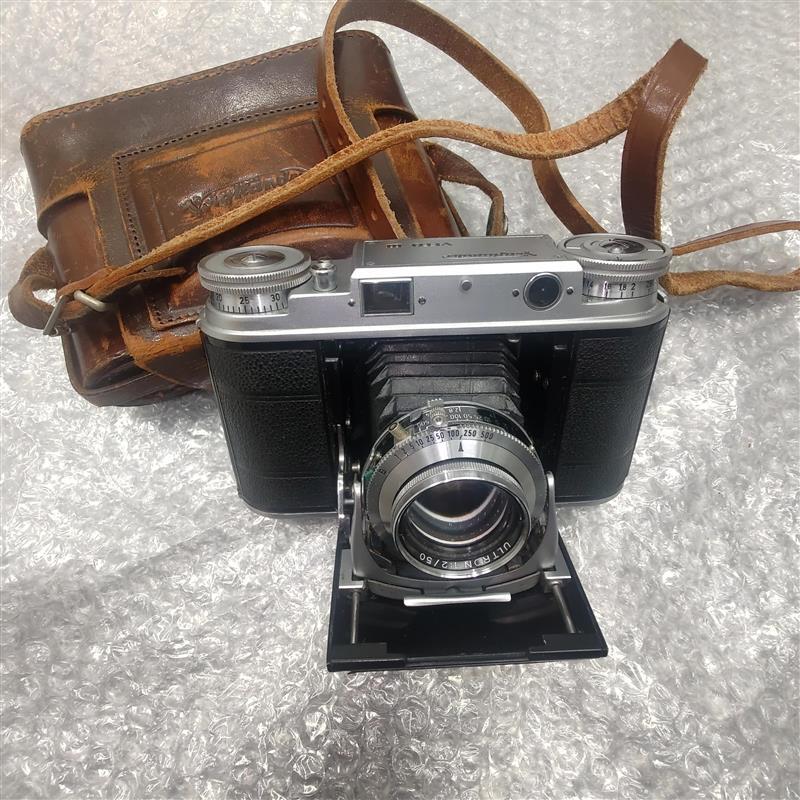 #3179M Voigtlander VITO III フォクトレンダー ビトー3 VITOⅢ 蛇腹カメラ 折り畳み式 現状品 動作未確認 レトロ アンティーク