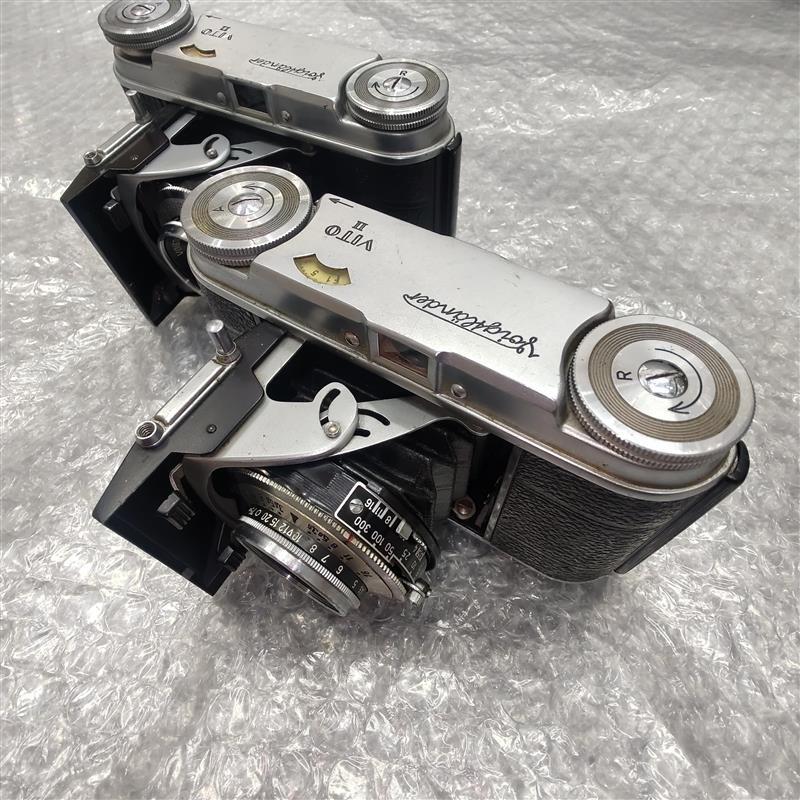 #3179O Voigtlander VITO ii フォクトレンダー ビトー2 VITOⅡ 蛇腹カメラ 折り畳み式 現状品 動作未確認 レトロ アンティーク