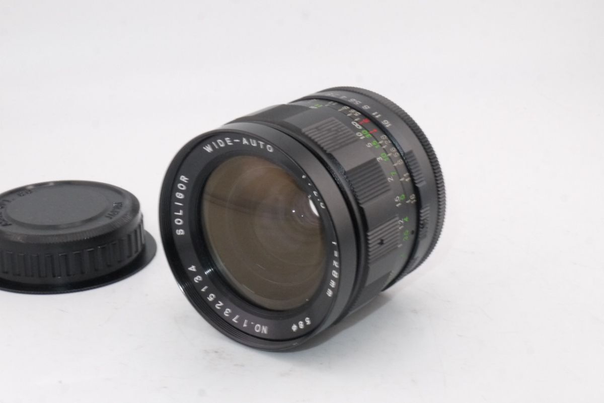 ★希少品★ソリゴール SOLIGOR WIDE-AUTO 28mm F2.8 ★M42マウント★ アダプター付き #2312 #0011