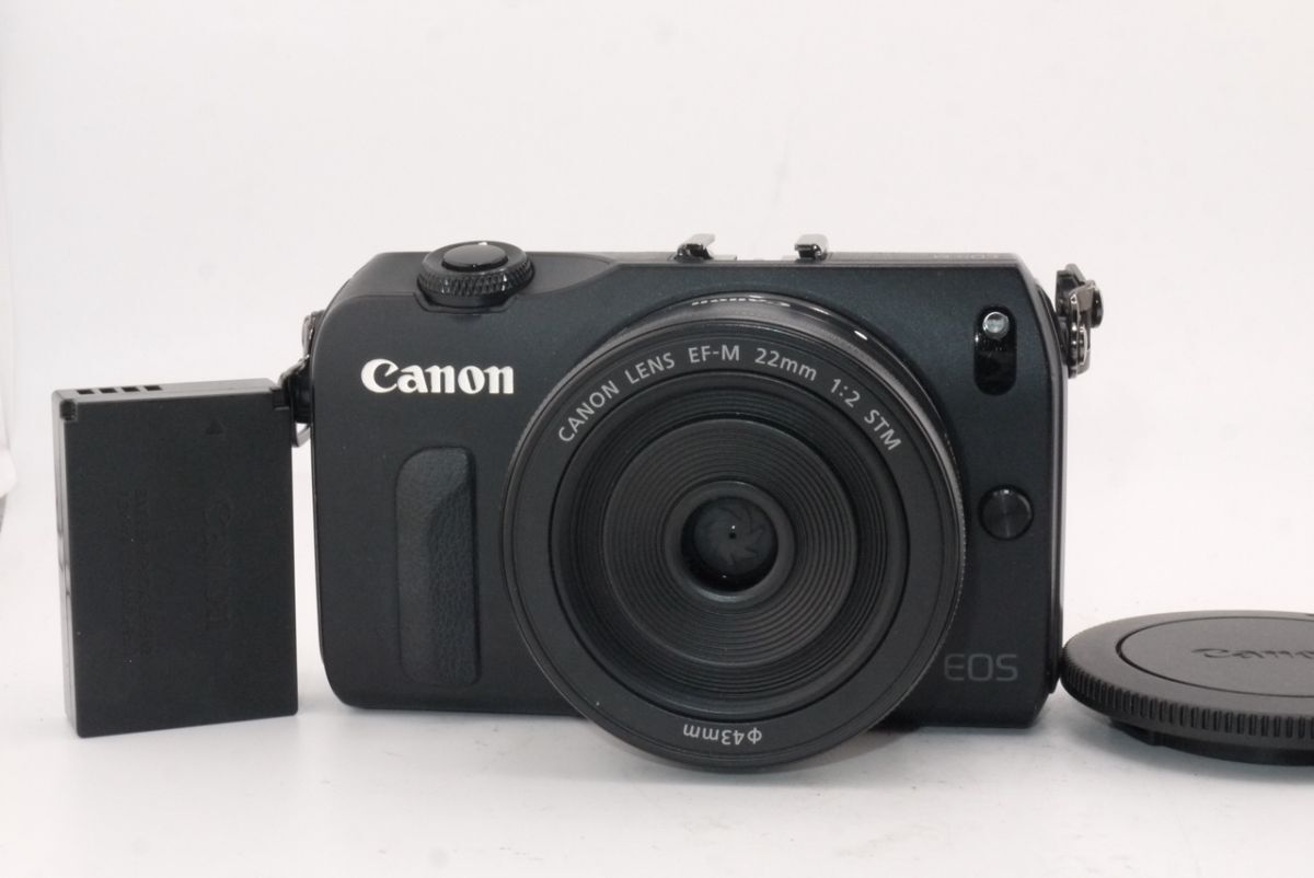 ★良品★キヤノン CANON EOS M ＋ EF-M 22mm F2 STM #2381 #0061