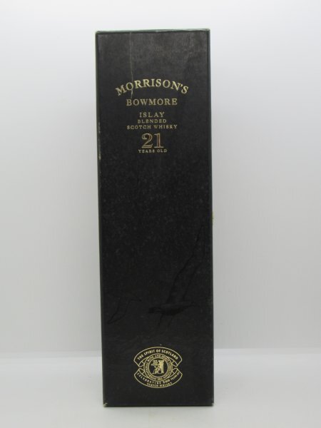 【空箱】Morrison's モリソン BOWMORE ボウモア 21年 スコッチ コレクション マニア ウイスキー 空き箱