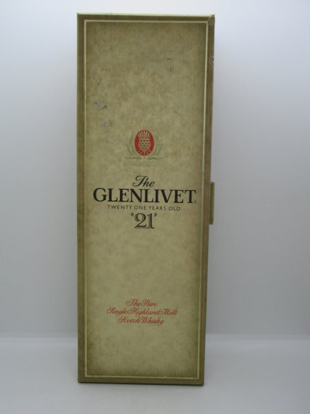 【空箱】THE GLENLIVET 21年 グレンリベット スコッチ コレクション マニア ウイスキー 空き箱