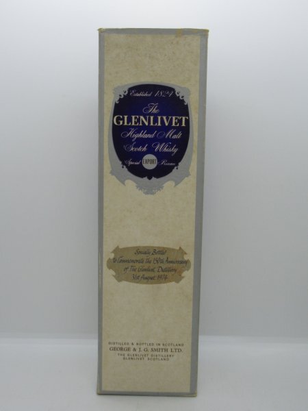 【空箱】The GLENLIVET Special EXPORT Reserve グレンリベット スコッチ コレクション マニア ウイスキー 空き箱