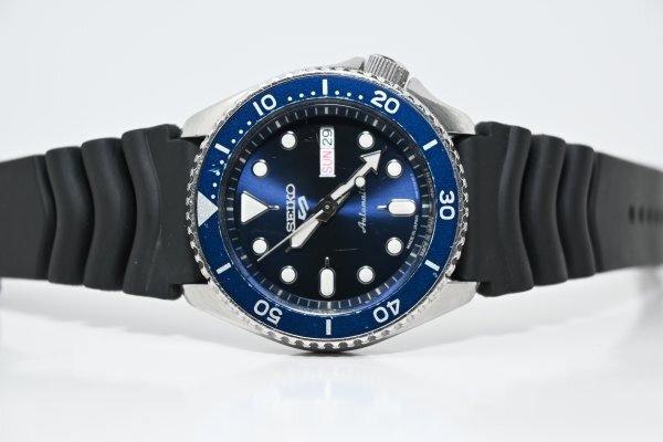 ★SEIKO セイコー 5Sports メンズ腕時計 自動巻き ブルー SBSA001