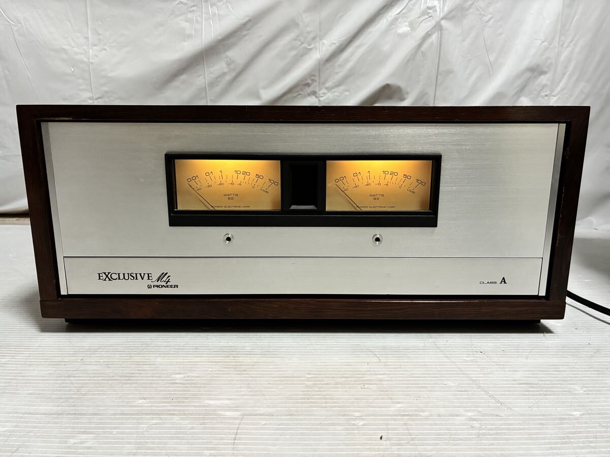 W354 動作品 PIONEER EXCLUSIVE M4 CLASS A ステレオパワーアンプ パイオニア