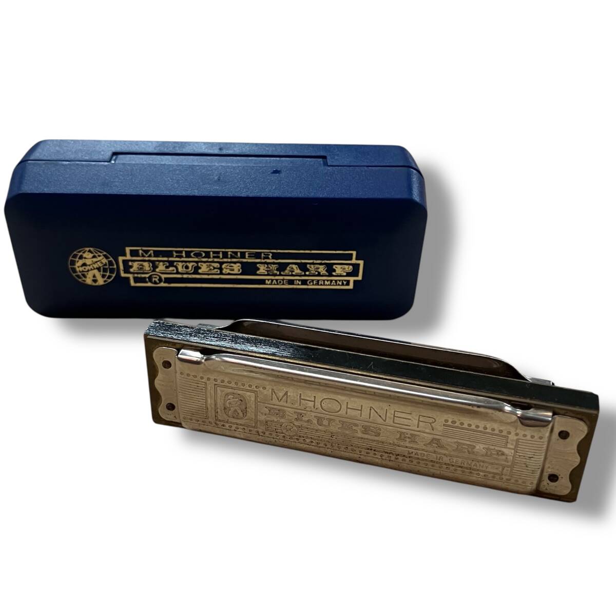 [60]260209-010771-108 NT300 HOHNER ホーナー BLUES HARP ブルースハープ ハーモニカ C調 ケース付き 現状品※錆あり