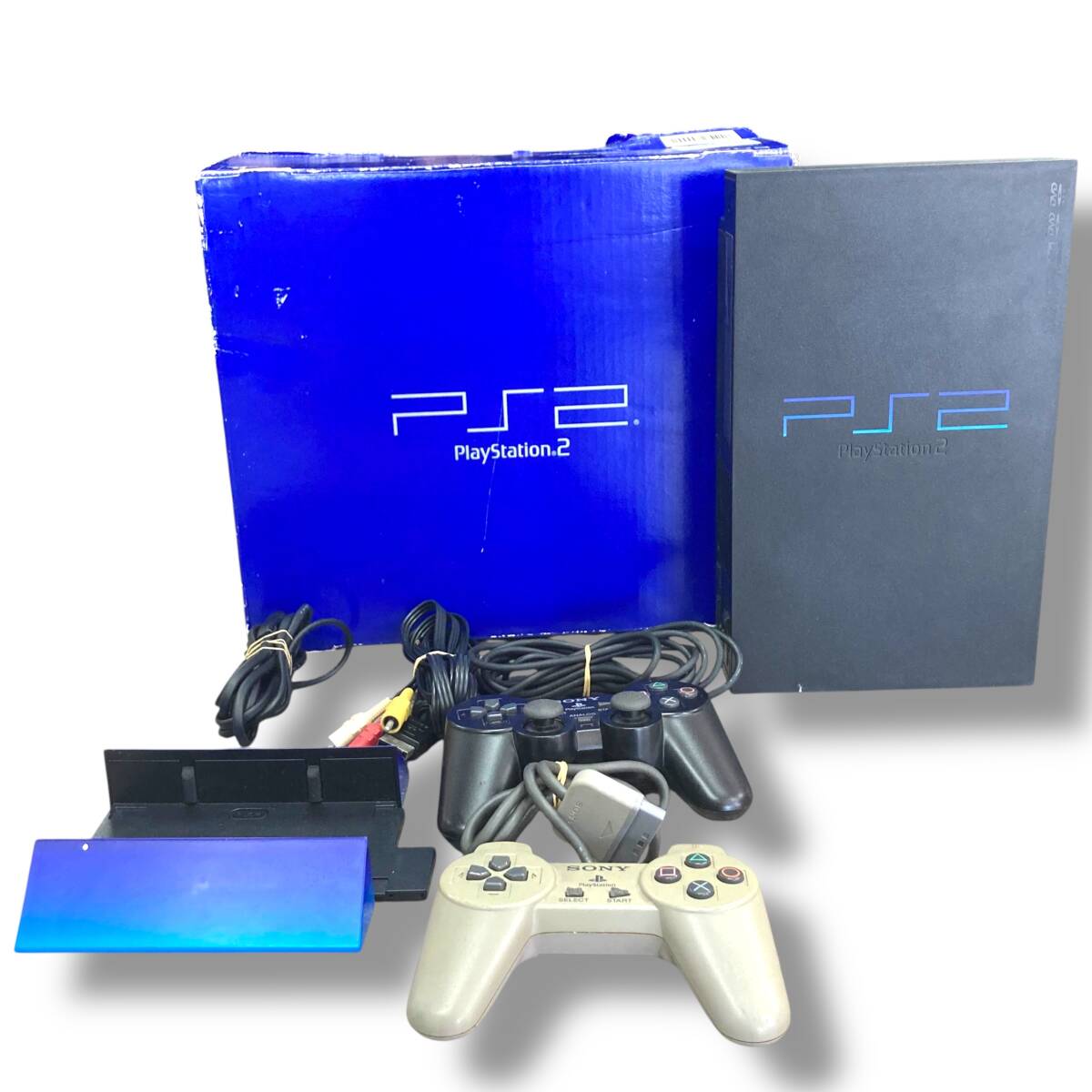 [100]260302-12606-1144 TS300 PlayStation2 PS2 SCPH-30000 ブラック SONY ソニー 現状品