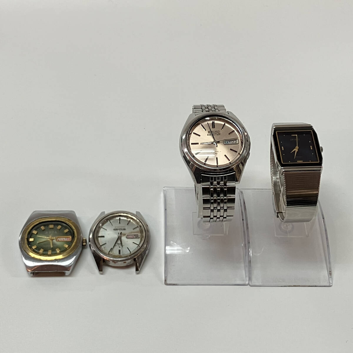 [60]260203-010299-83 NT400 時計まとめ4点 SEIKO セイコー 5ACTUS ／APIA／SPIRITスピリット／自動巻き 現状品